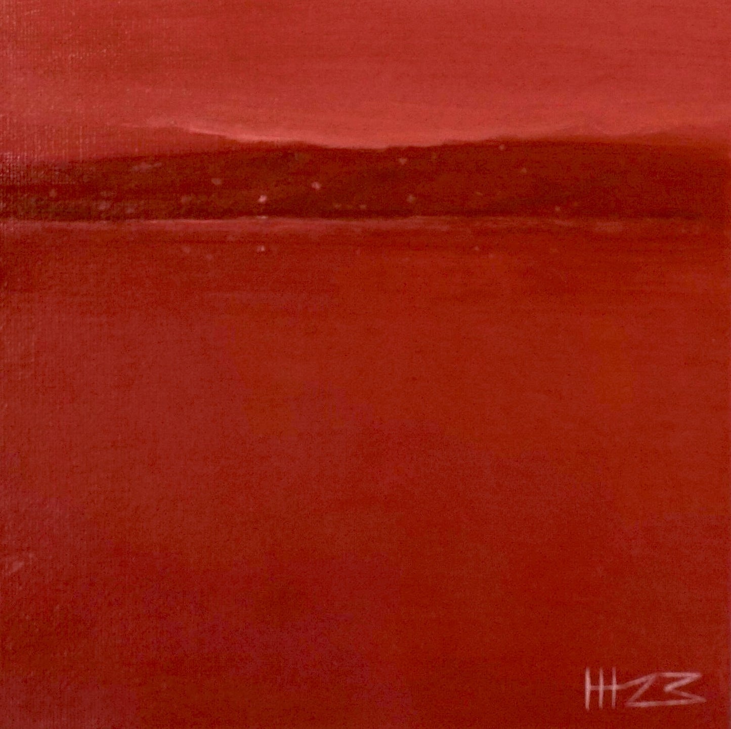 Through the mist- 18x18cm / Oil painting on canvas panel