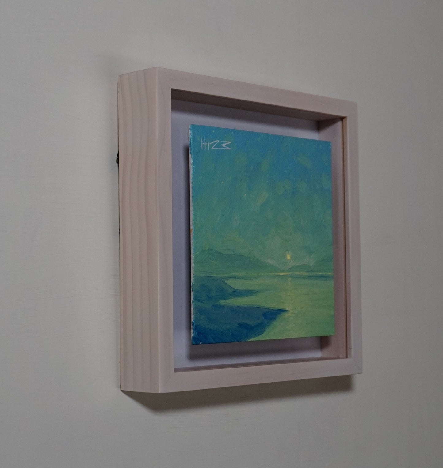 The last sun- 15x15cm / Oil painting on canvas panel