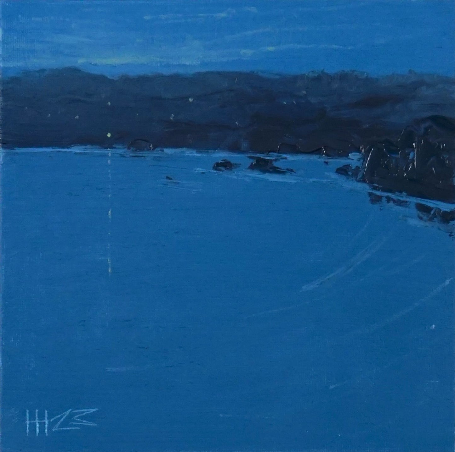 Quiet- 18x18cm / Oil painting on canvas panel