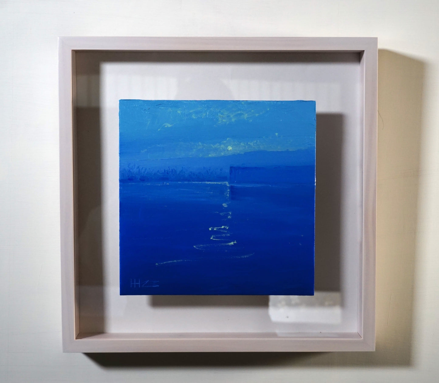 Fog- 20x20cm / Oil painting on canvas panel