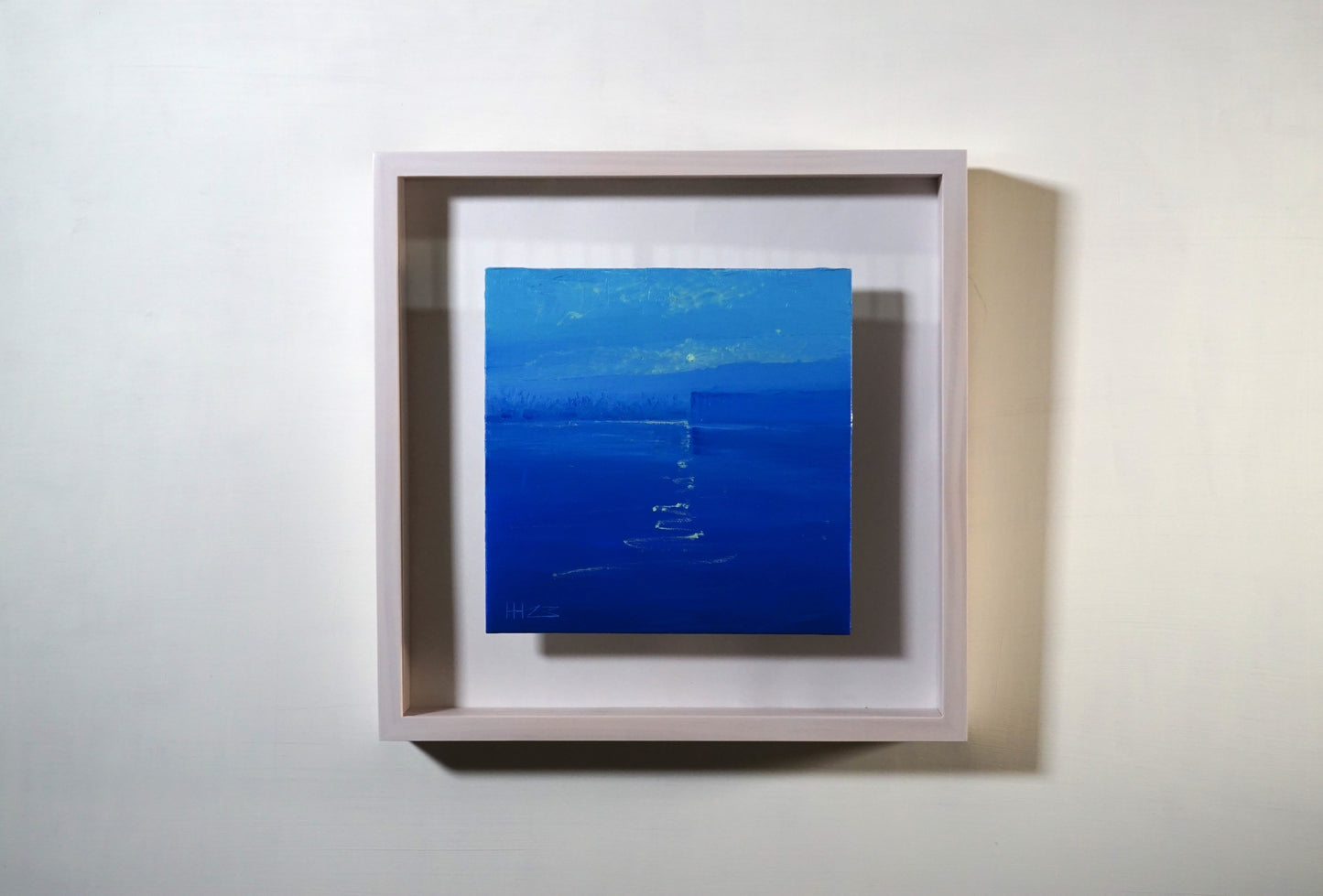 Fog- 20x20cm / Oil painting on canvas panel