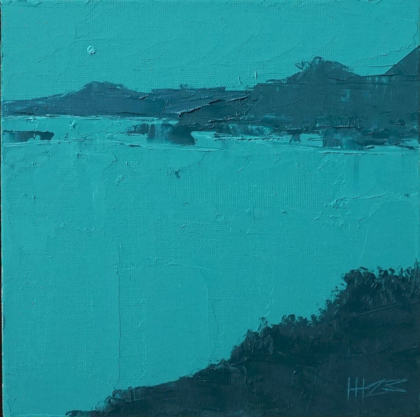 Time- 18x18cm / Oil painting on canvas panel