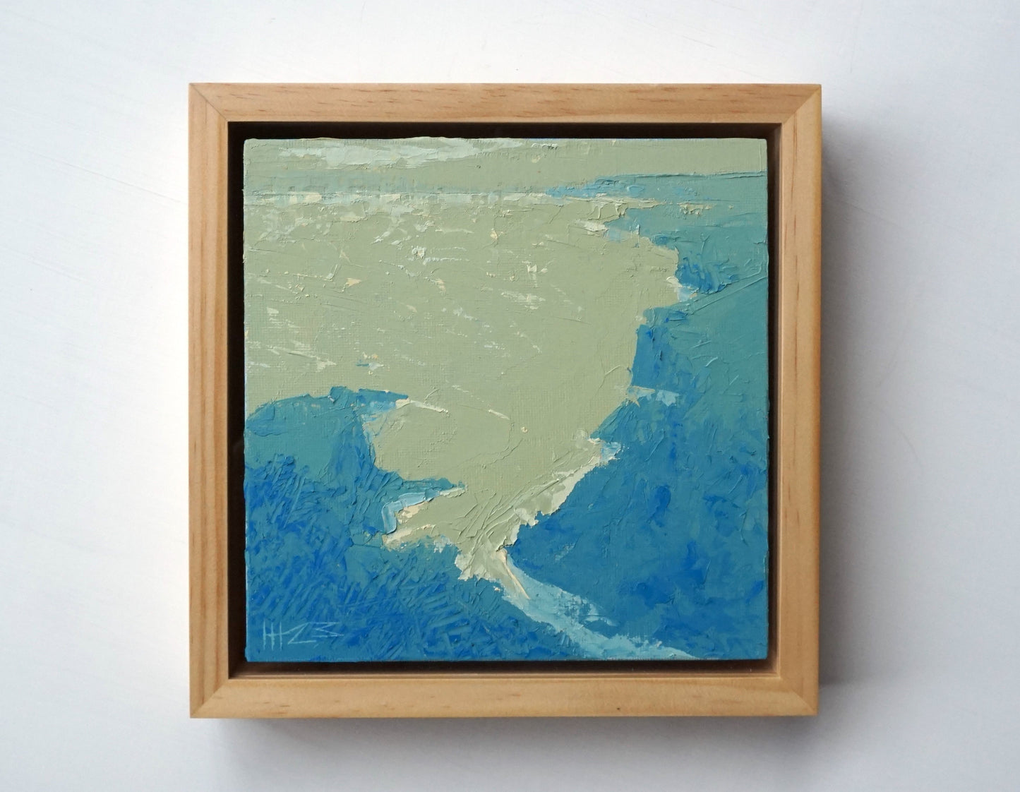 Soothing tones - 18x18cm / Oil painting on canvas panel