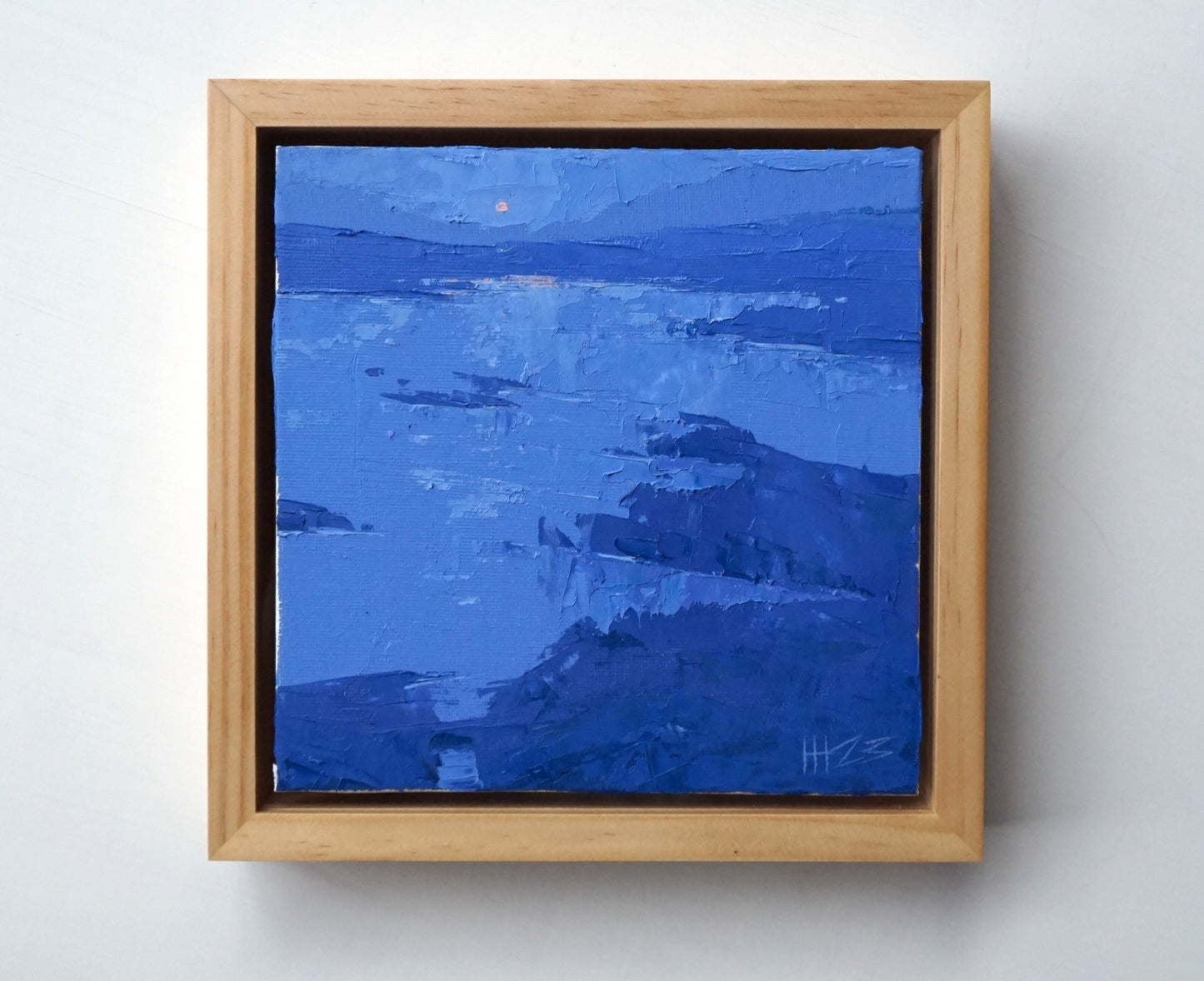 In the moonlight- 18x18cm / Oil painting on canvas panel