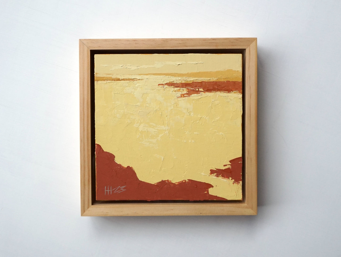 Heat - 18x18cm / Oil painting on canvas panel