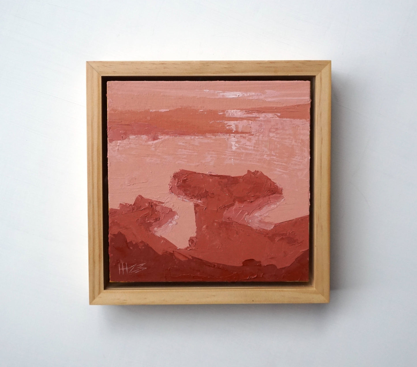 Gentle light - 18x18cm / Oil painting on canvas panel