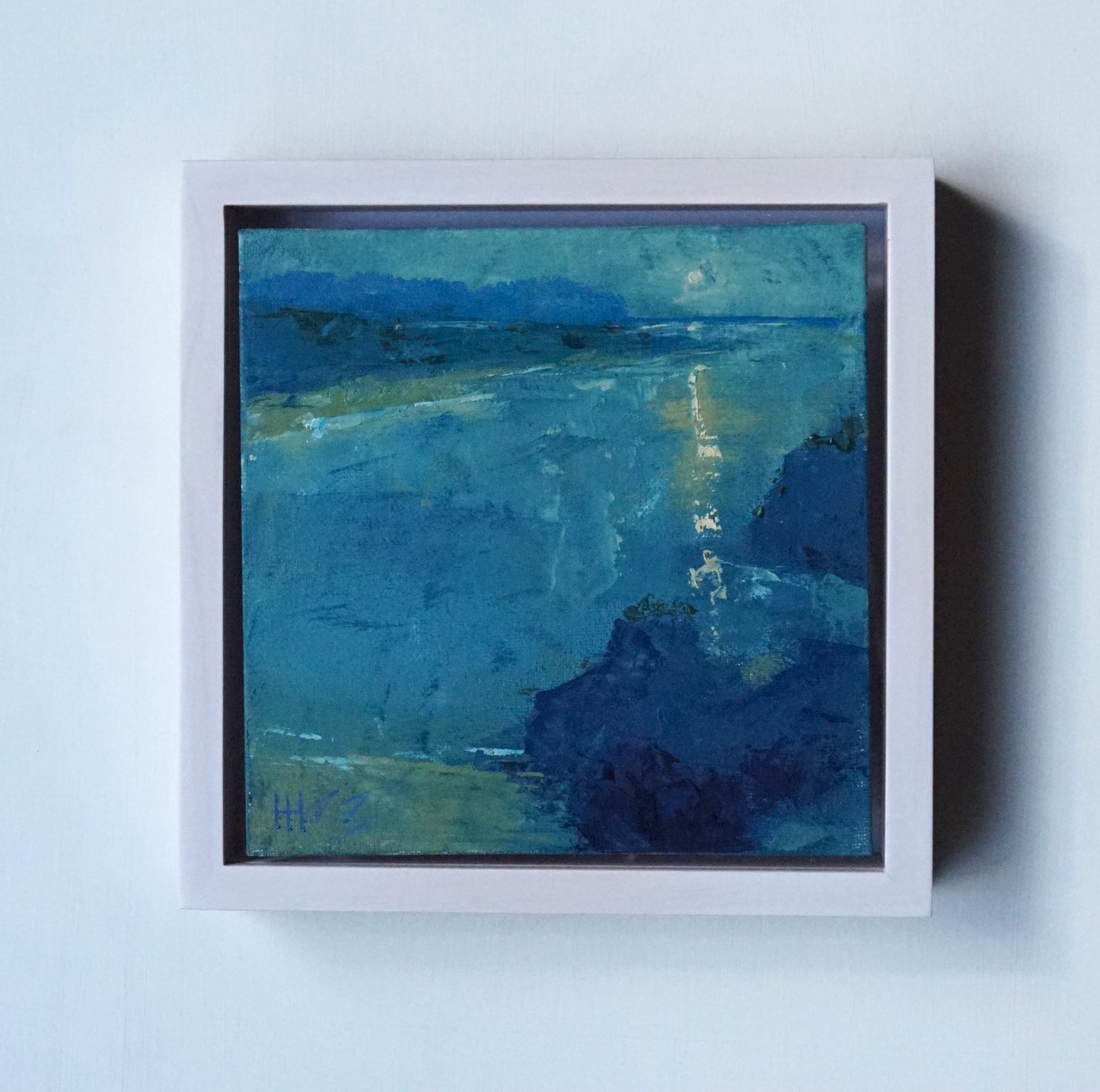 Feeling the elements- 18x18cm / Oil painting on canvas panel