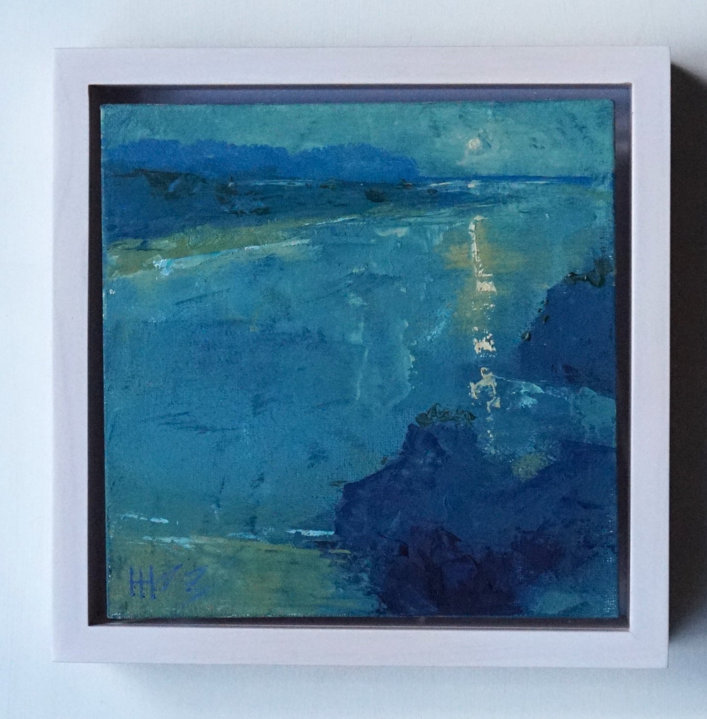 Feeling the elements- 18x18cm / Oil painting on canvas panel