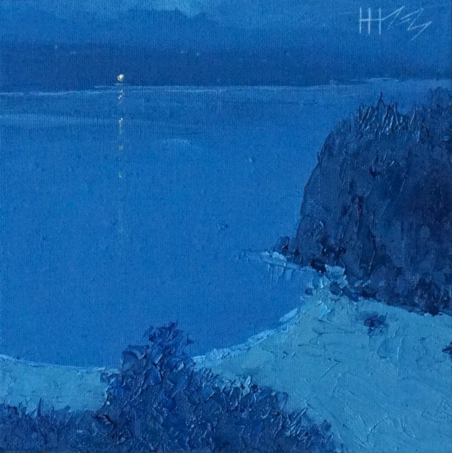 Quiet beauty- 18x18cm / Oil painting on canvas panel