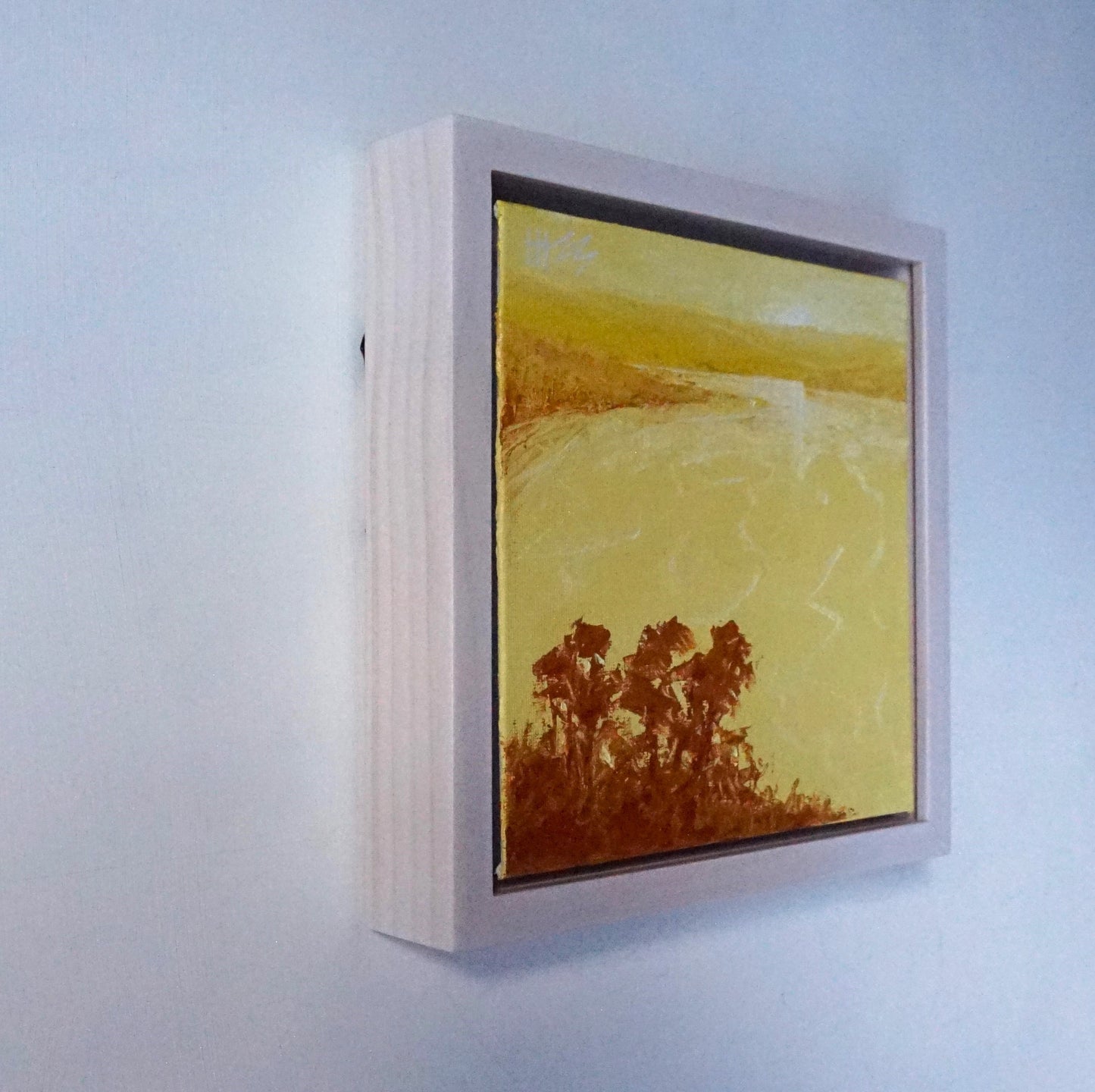 Golden day- 18x18cm / Oil painting on canvas panel