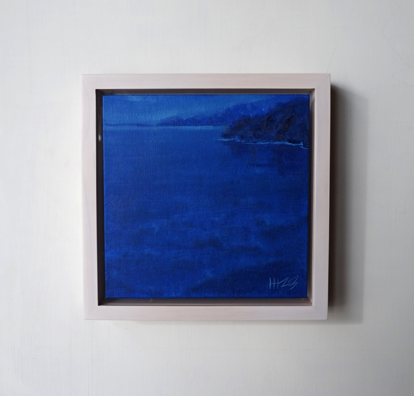 Distant glow- 18x18cm / Oil painting on canvas panel