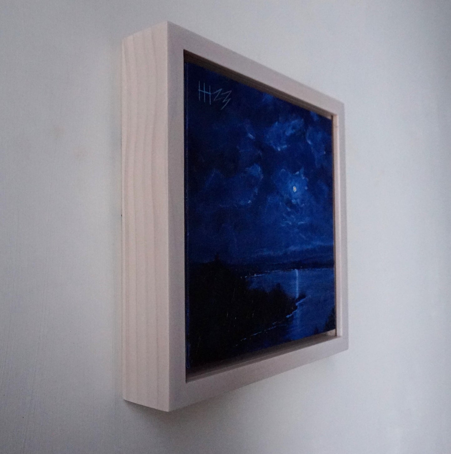 Midnight- 18x18cm / Oil painting on canvas panel
