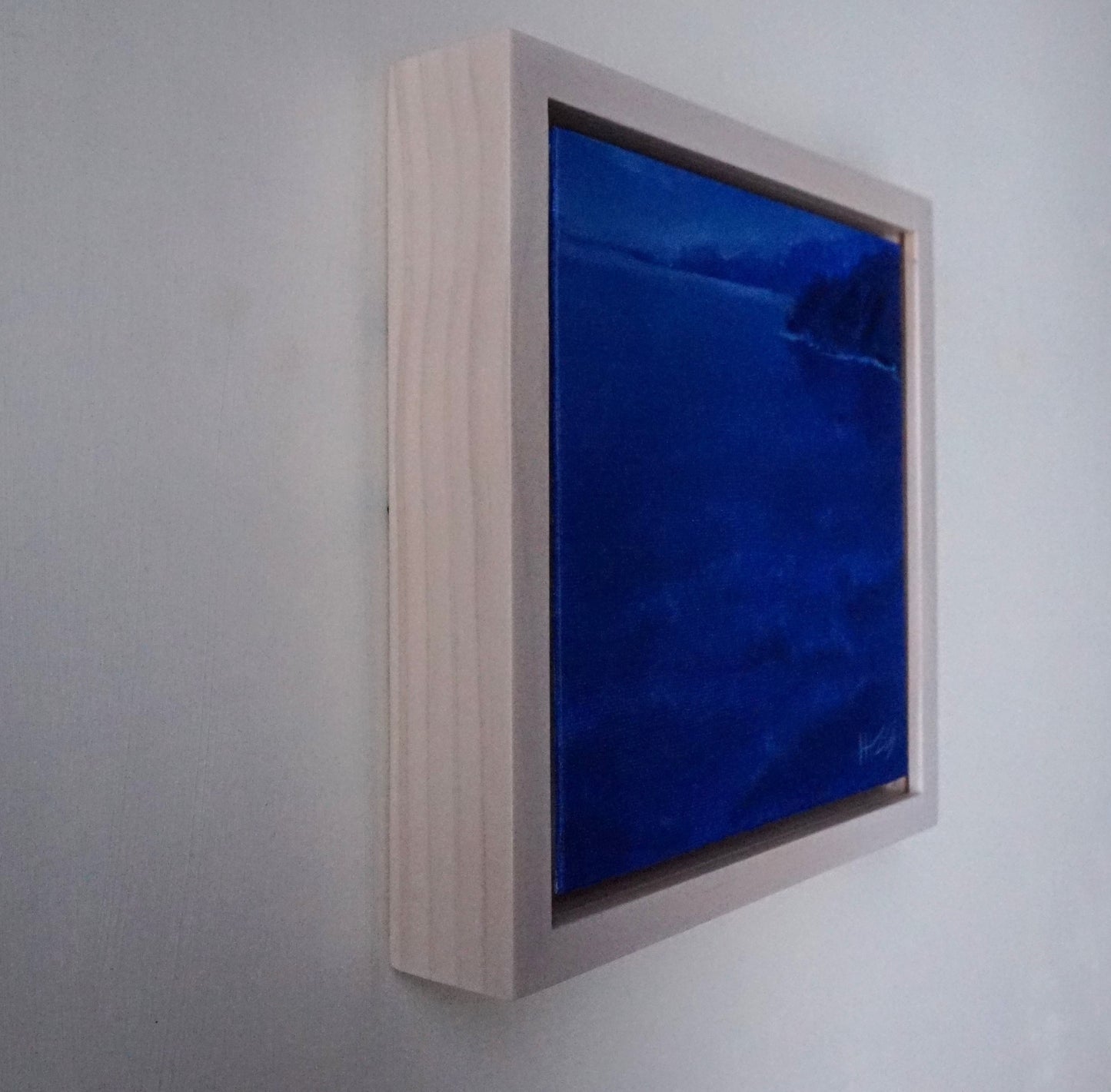 Distant glow- 18x18cm / Oil painting on canvas panel