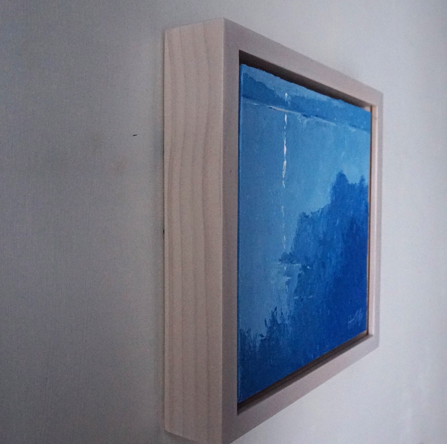 Winter chill- 18x18cm / Oil painting on canvas panel