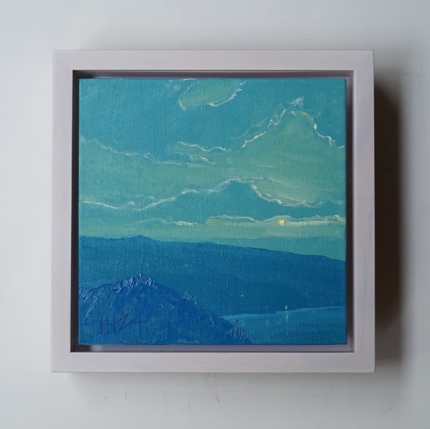 Above as below- 18x18cm / Oil painting on canvas panel
