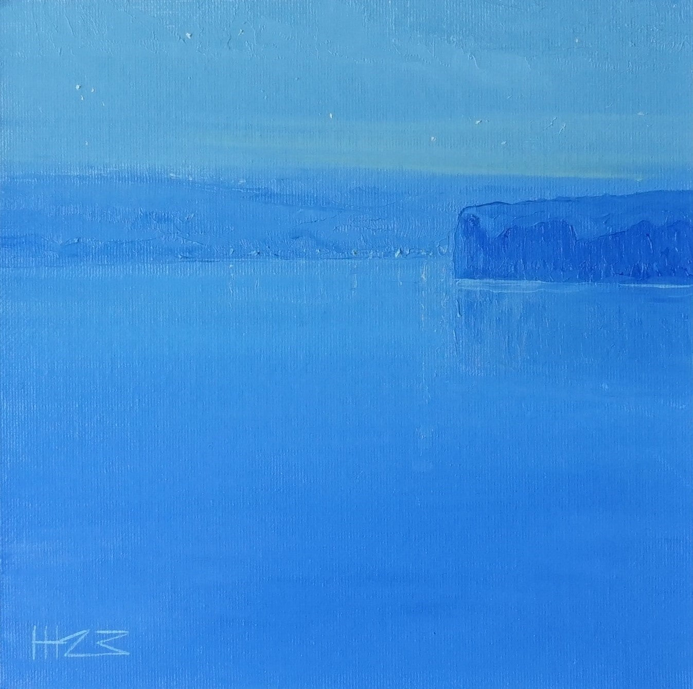 First light- 20x20cm / Oil painting on canvas panel