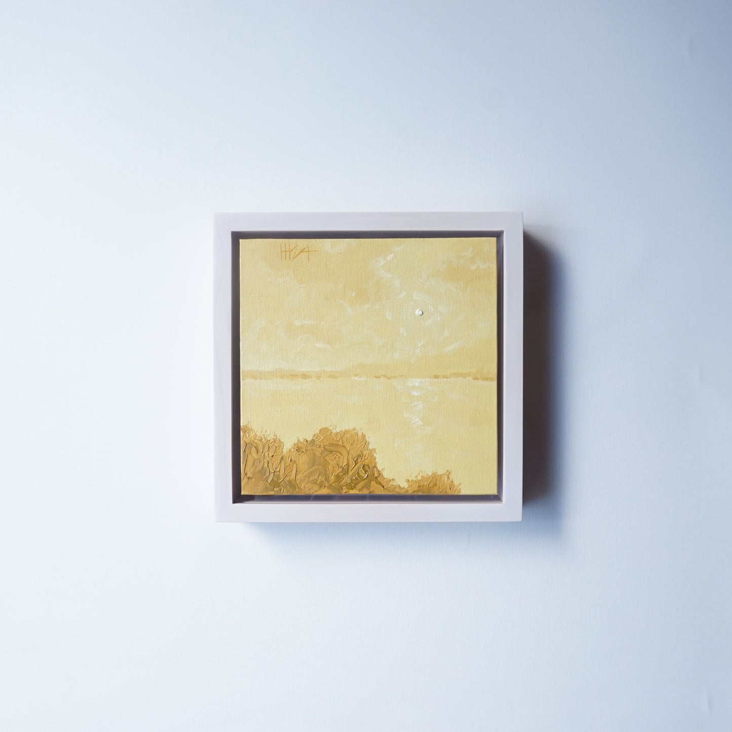 Yellow Summer- 18x18cm / Oil painting on canvas panel