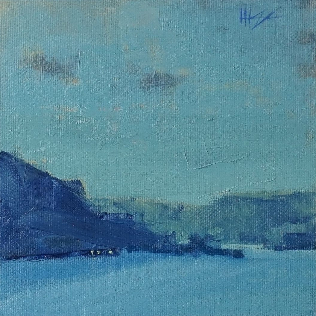 Summer light- 15x15cm / Oil painting on canvas panel