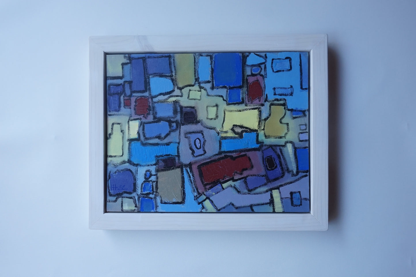 Continuous shift- 28x35.5cm / Oil painting on canvas panel