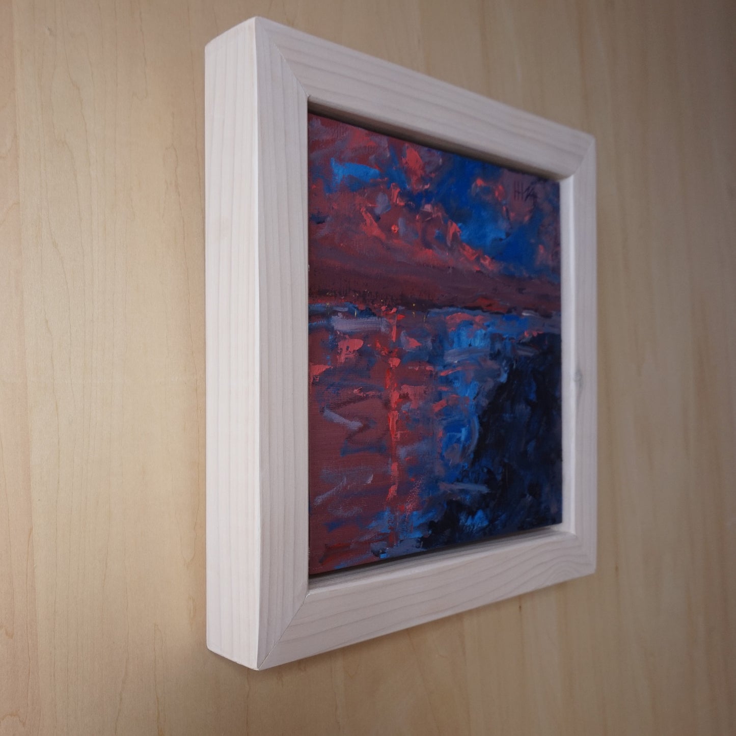 Nature's entertainment- 20x20cm / Oil painting on canvas panel