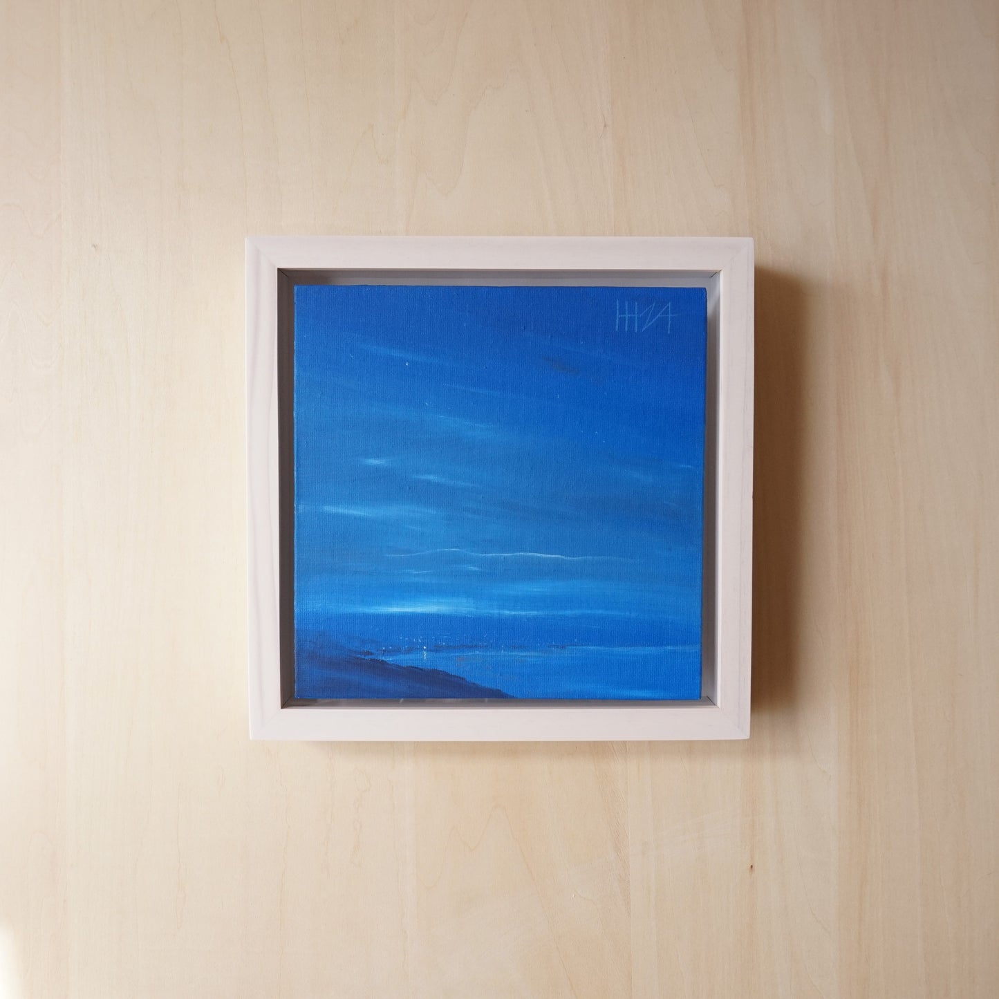 Hints of dawn- 18x18cm / Oil painting on canvas panel