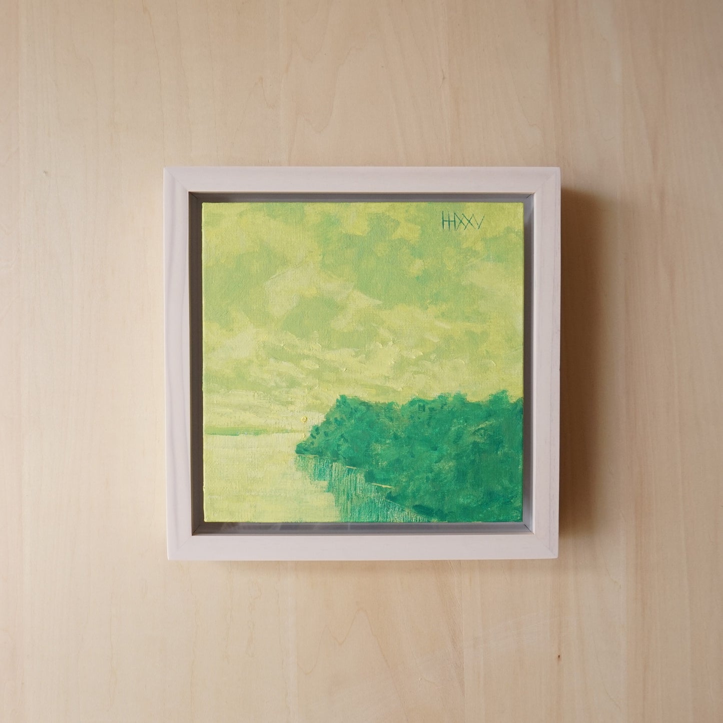 In motion- 18x18cm / Oil painting on canvas panel