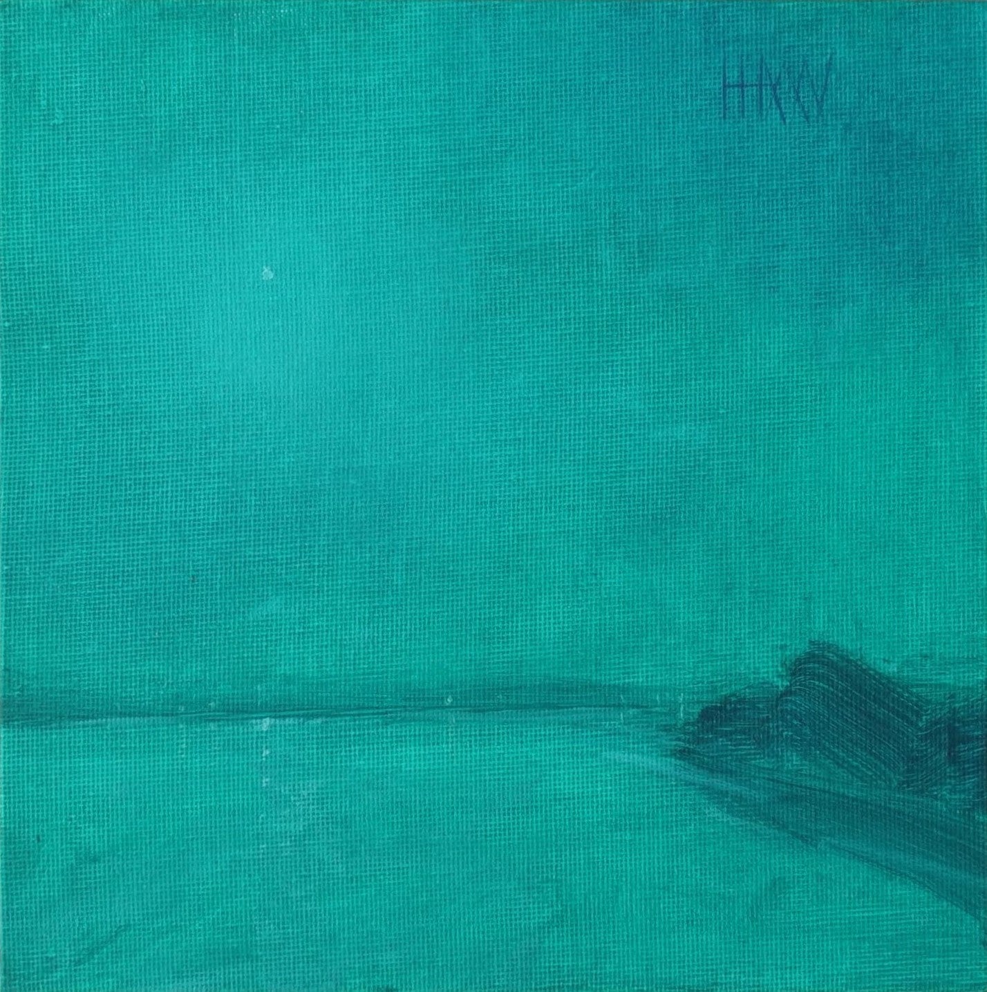 A space in time- 18x18cm / Oil painting on canvas panel