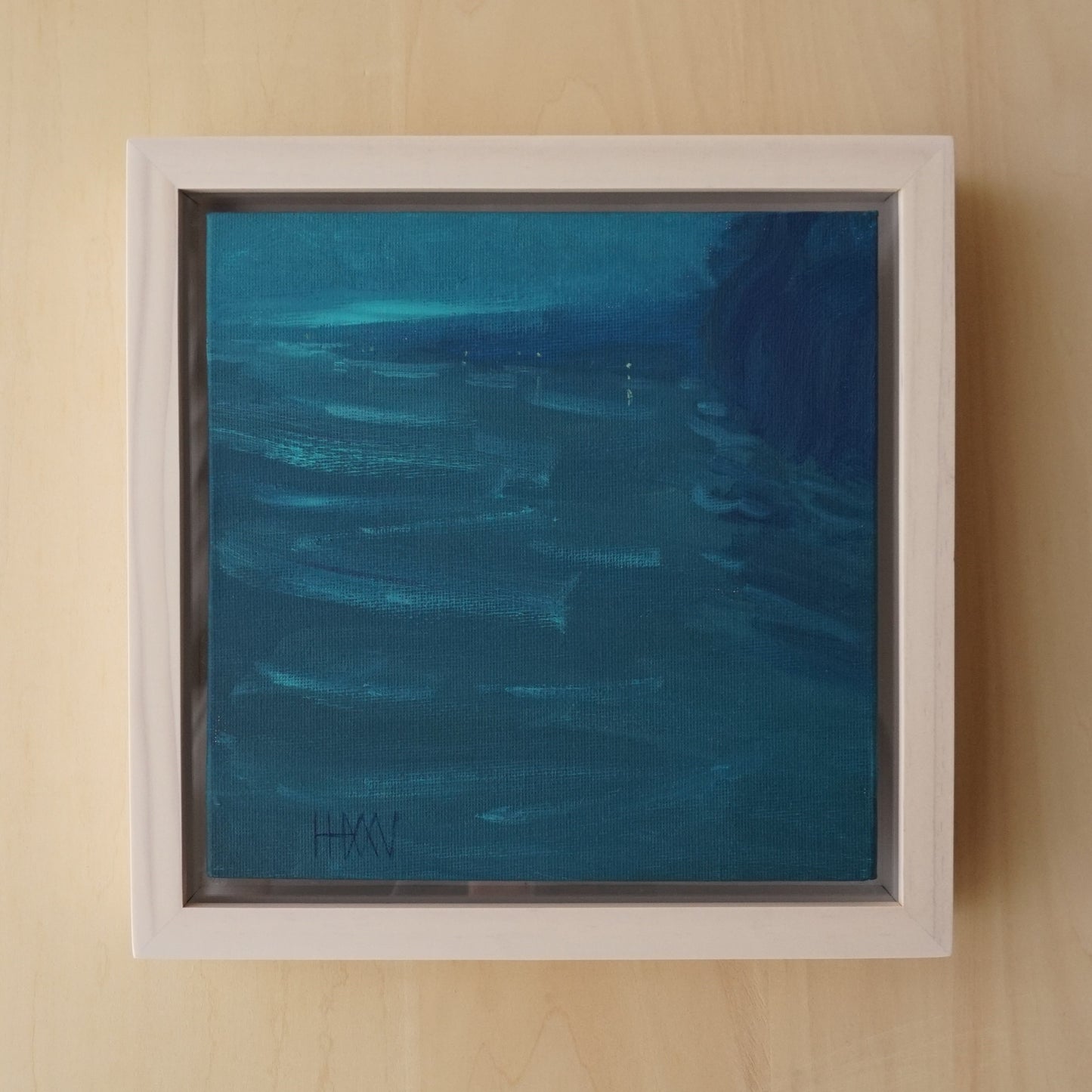 Ancient glow- 18x18cm / Oil painting on canvas panel