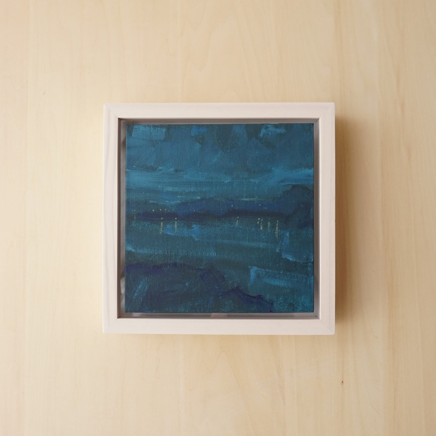 Freedom of the night- 18x18cm / Oil painting on canvas panel