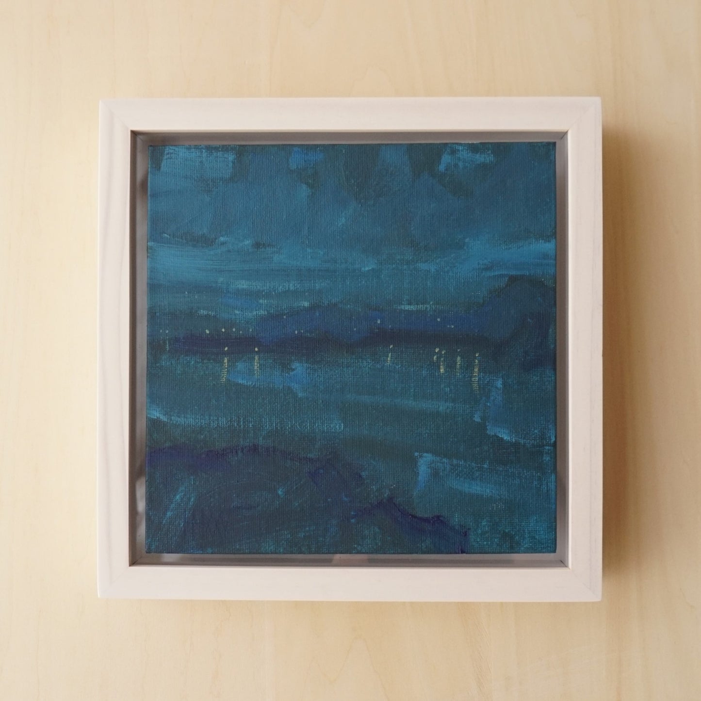 Freedom of the night- 18x18cm / Oil painting on canvas panel
