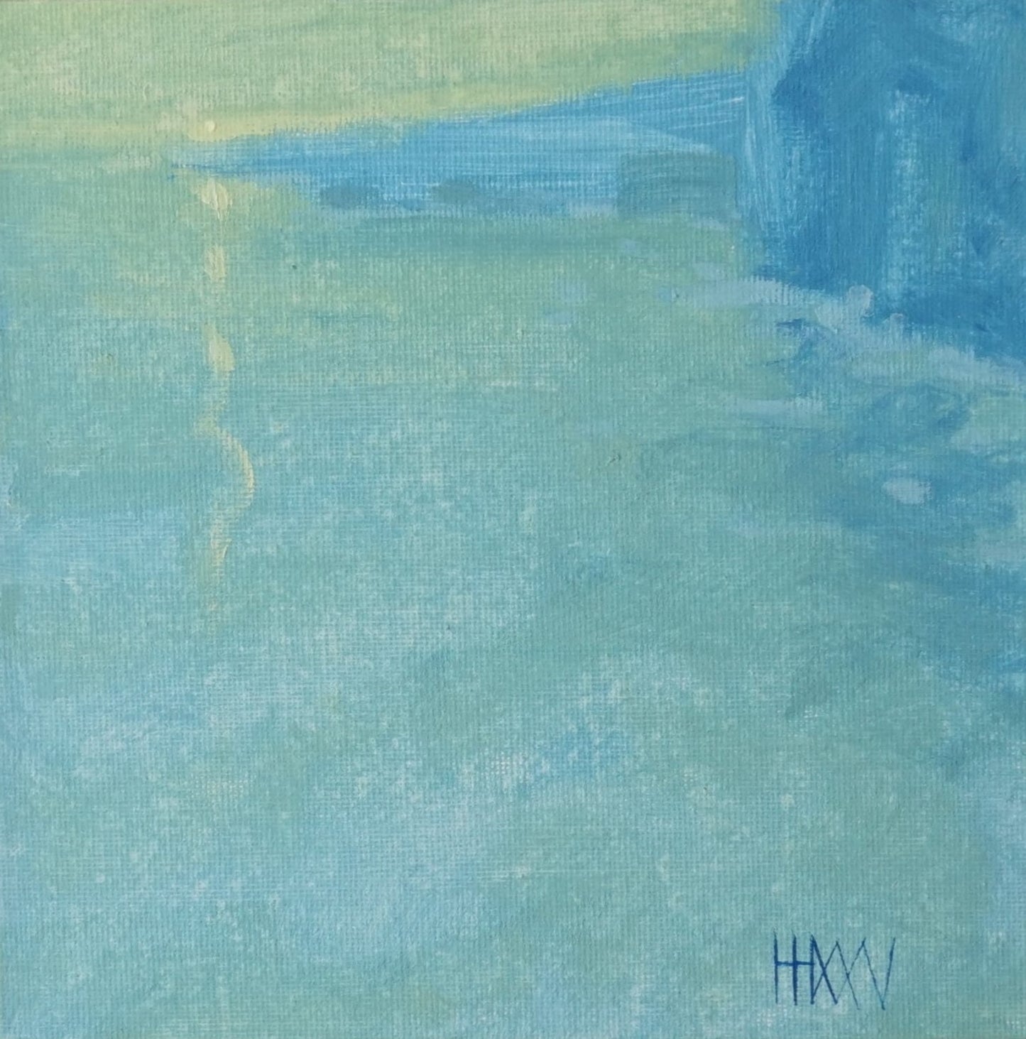 The power of light- 18x18cm / Oil painting on canvas panel