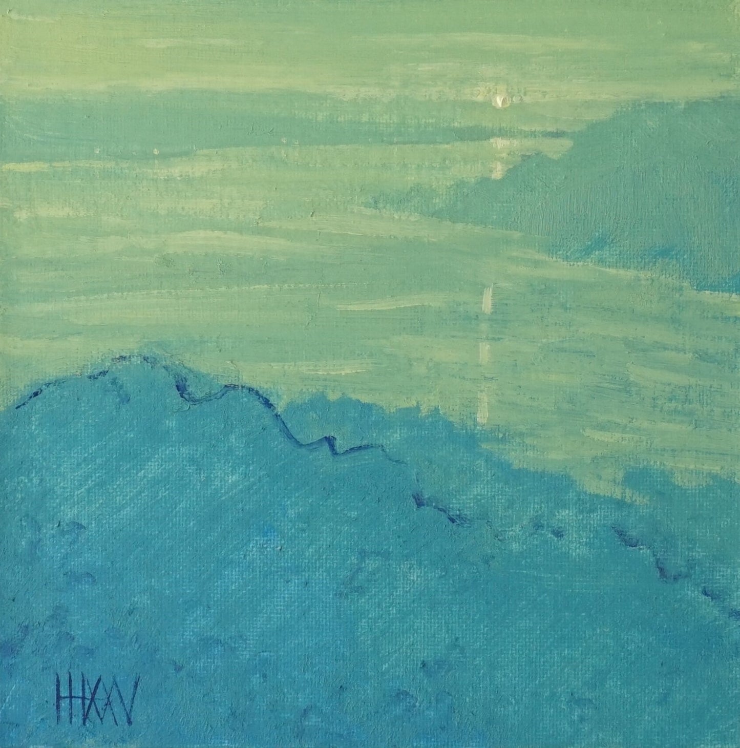 Wonderland- 18x18cm / Oil painting on canvas panel