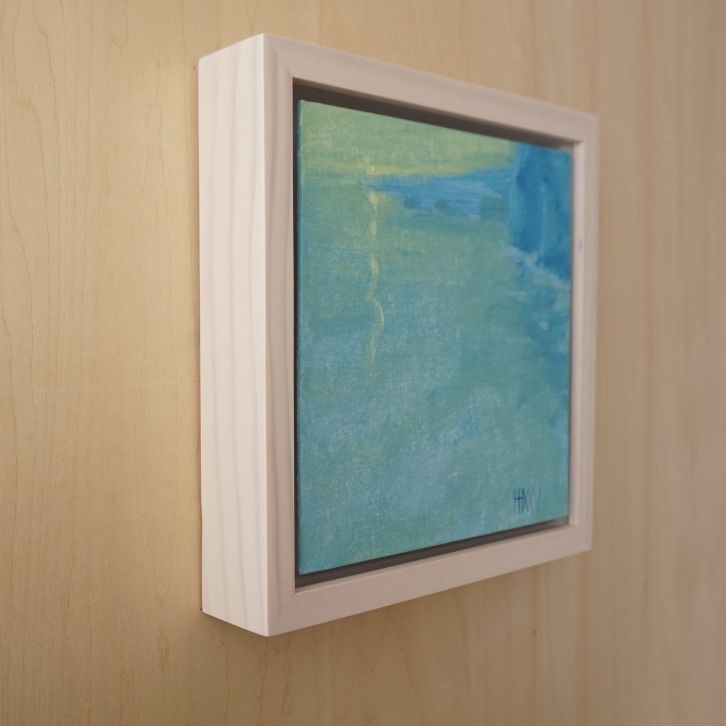 The power of light- 18x18cm / Oil painting on canvas panel