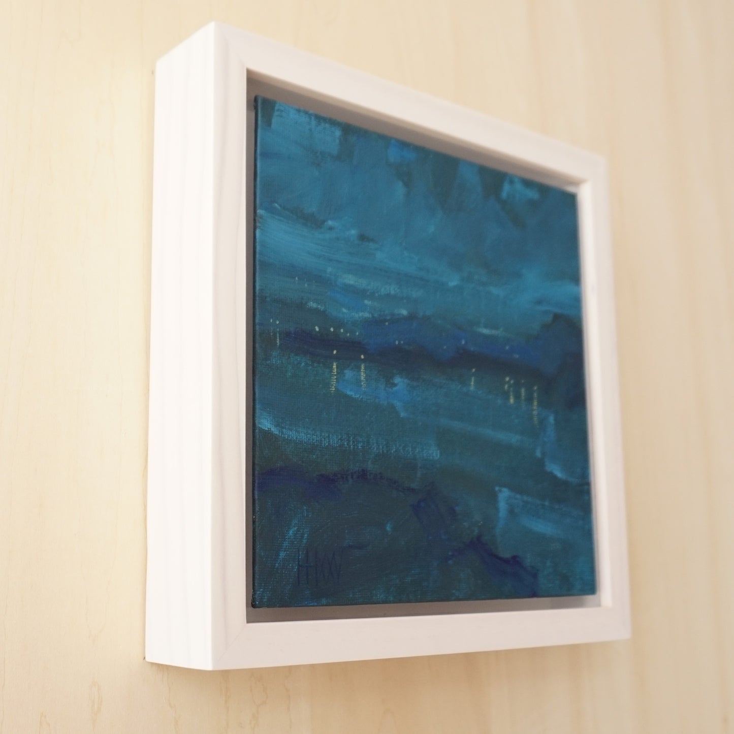 Freedom of the night- 18x18cm / Oil painting on canvas panel