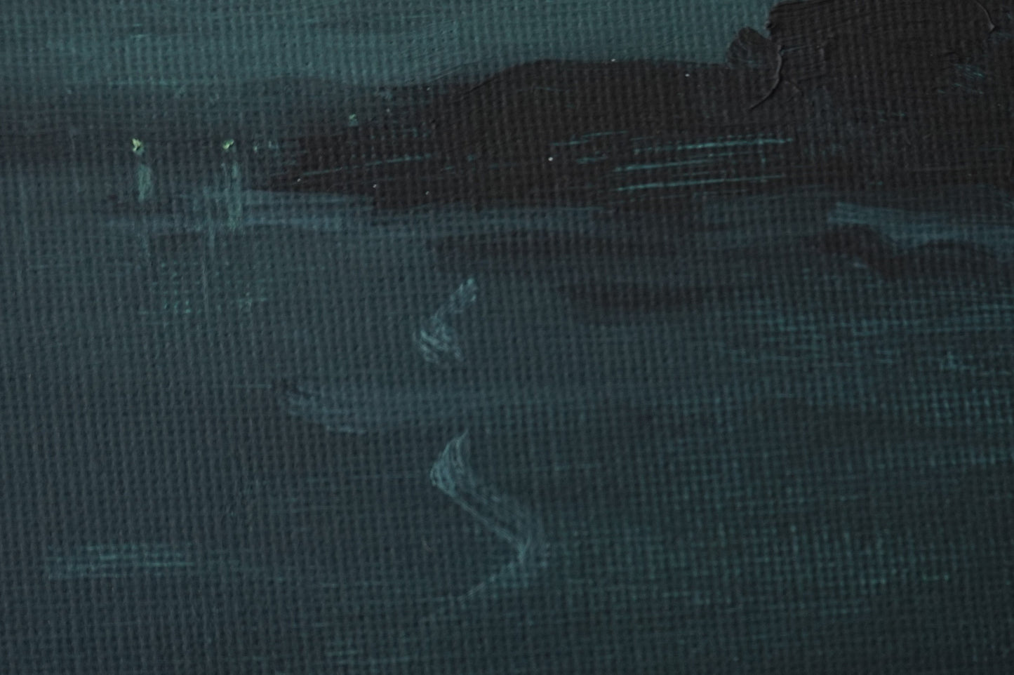Following the moon- 18x18cm / Oil painting on canvas panel