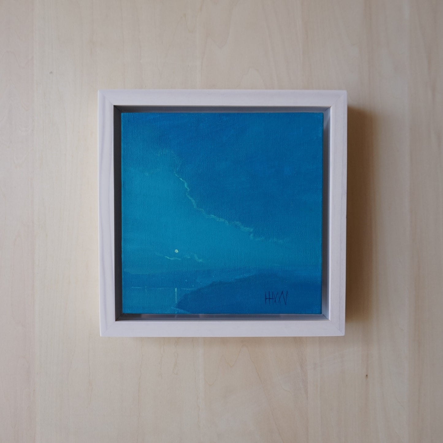 Magic of the moon- 18x18cm / Oil painting on canvas panel