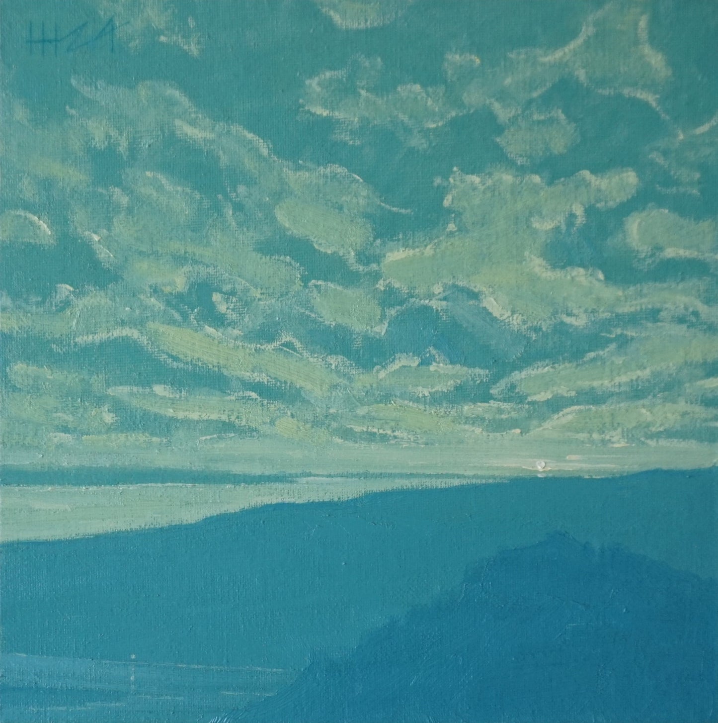 Precious- 25.5x25.5cm / Oil painting on canvas panel