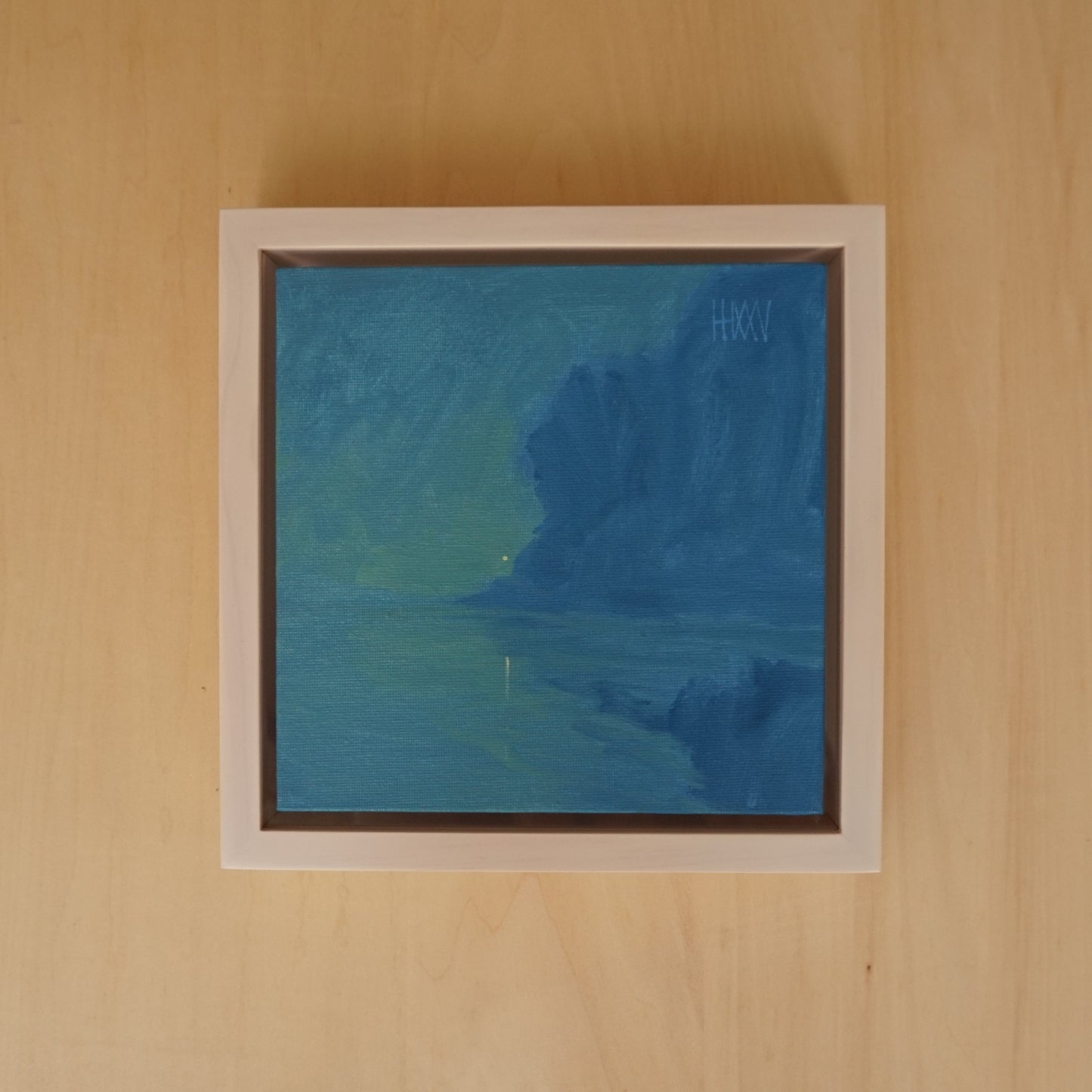 Before Time- 18x18cm / Oil painting on canvas panel