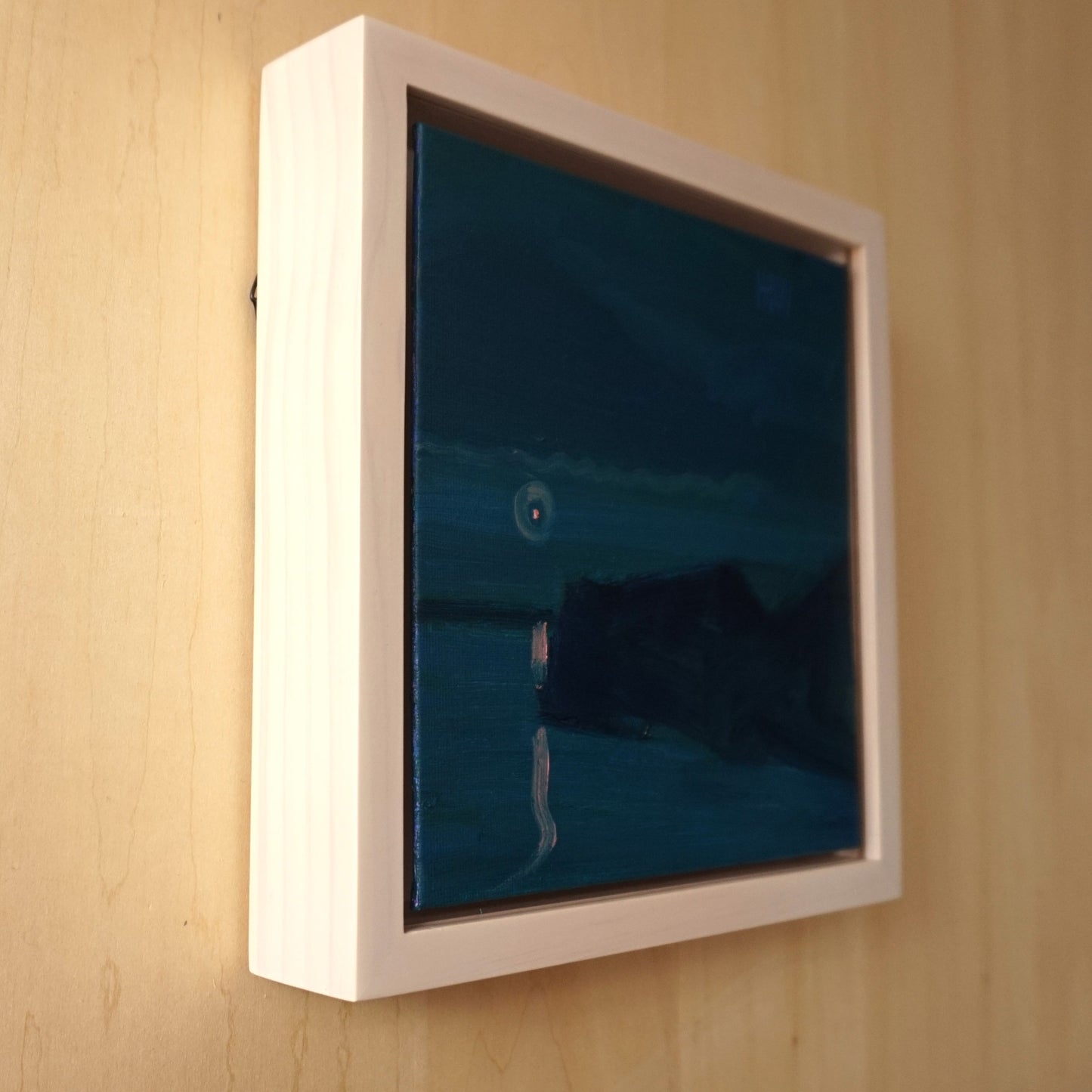 Pause- 18x18cm / Oil painting on canvas panel