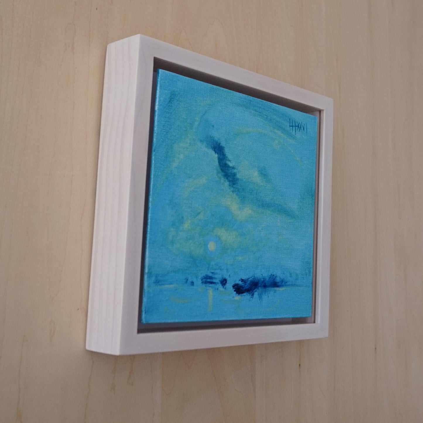 Cycle 18x18cm / Oil painting on canvas panel