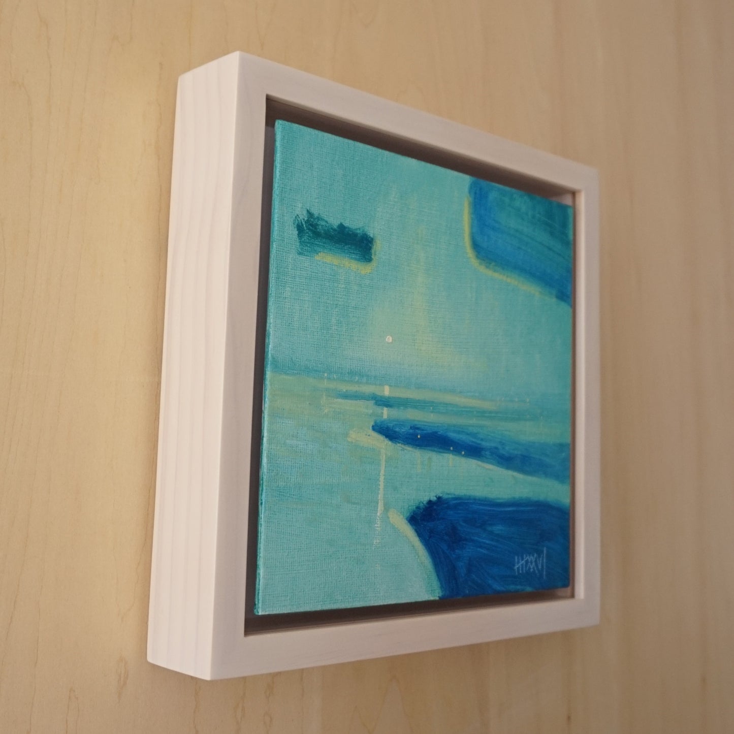 Breathe 18x18cm / Oil painting on canvas panel