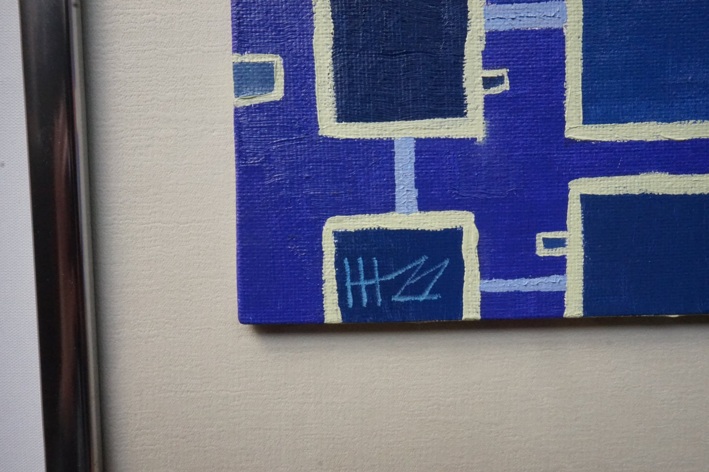 Making connections- 25x25cm / Oil painting on canvas panel