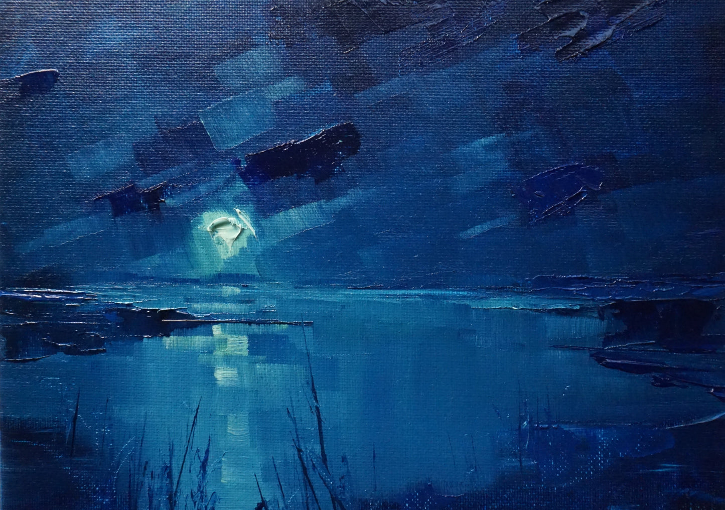 Radiation- 23x30.5cm / Oil painting on canvas panel