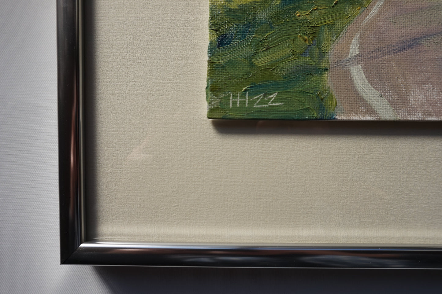 Country drive - 20x25.5cm / Oil painting on canvas panel