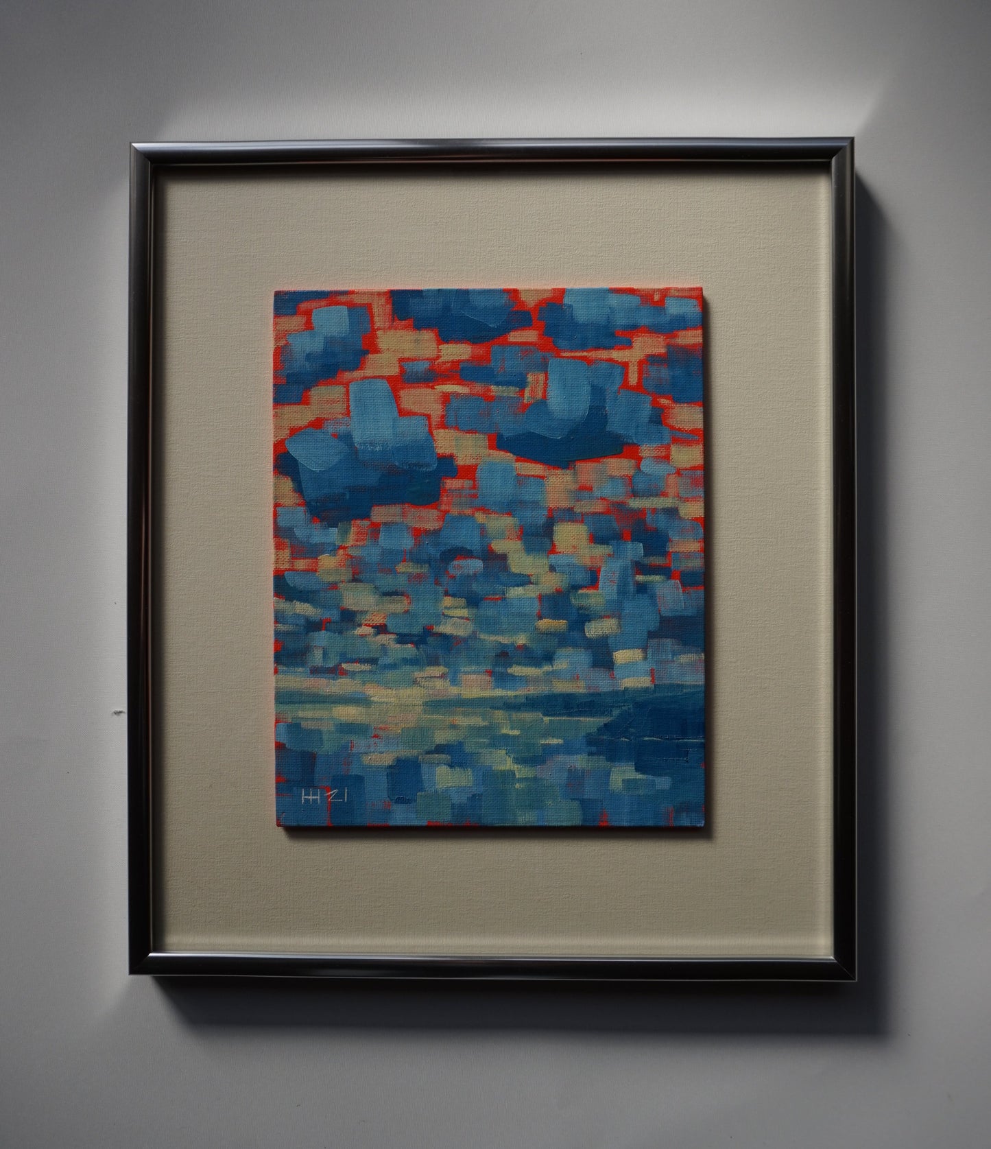 Broken sundown- 20x25.5cm / Oil painting on canvas panel