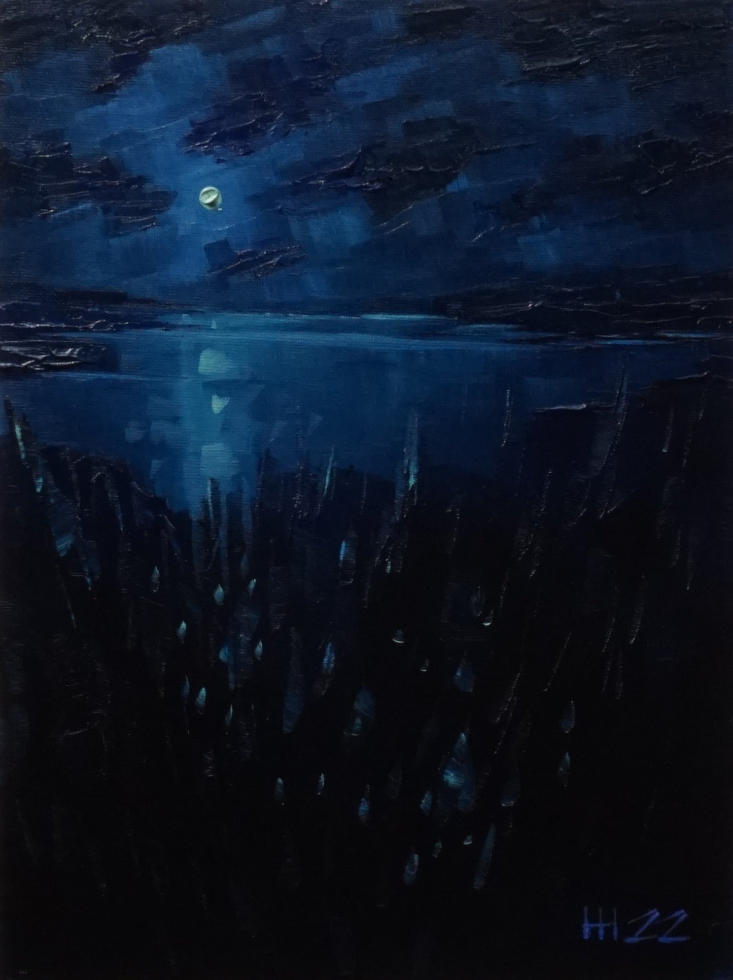 Glow- 23x30.5cm / Oil painting on canvas panel