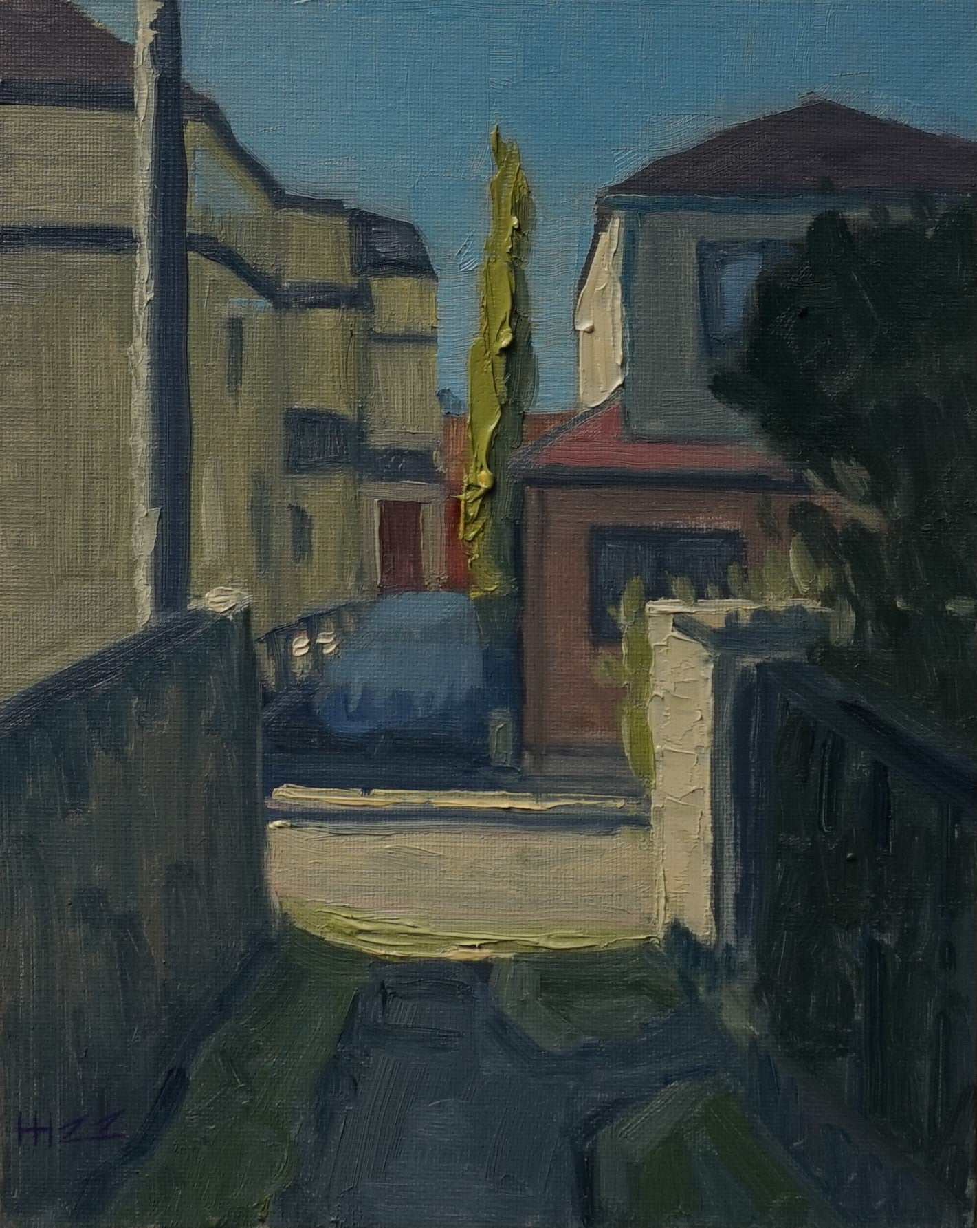 The Path- 20x25.5cm / Oil painting on canvas panel