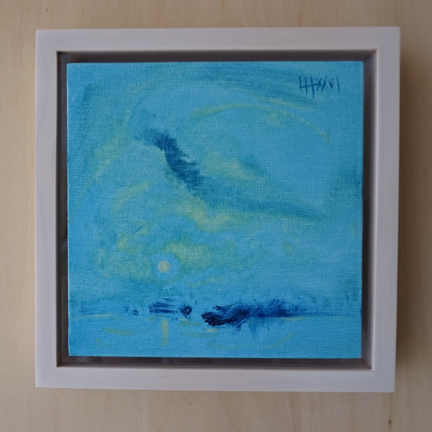 Cycle 18x18cm / Oil painting on canvas panel