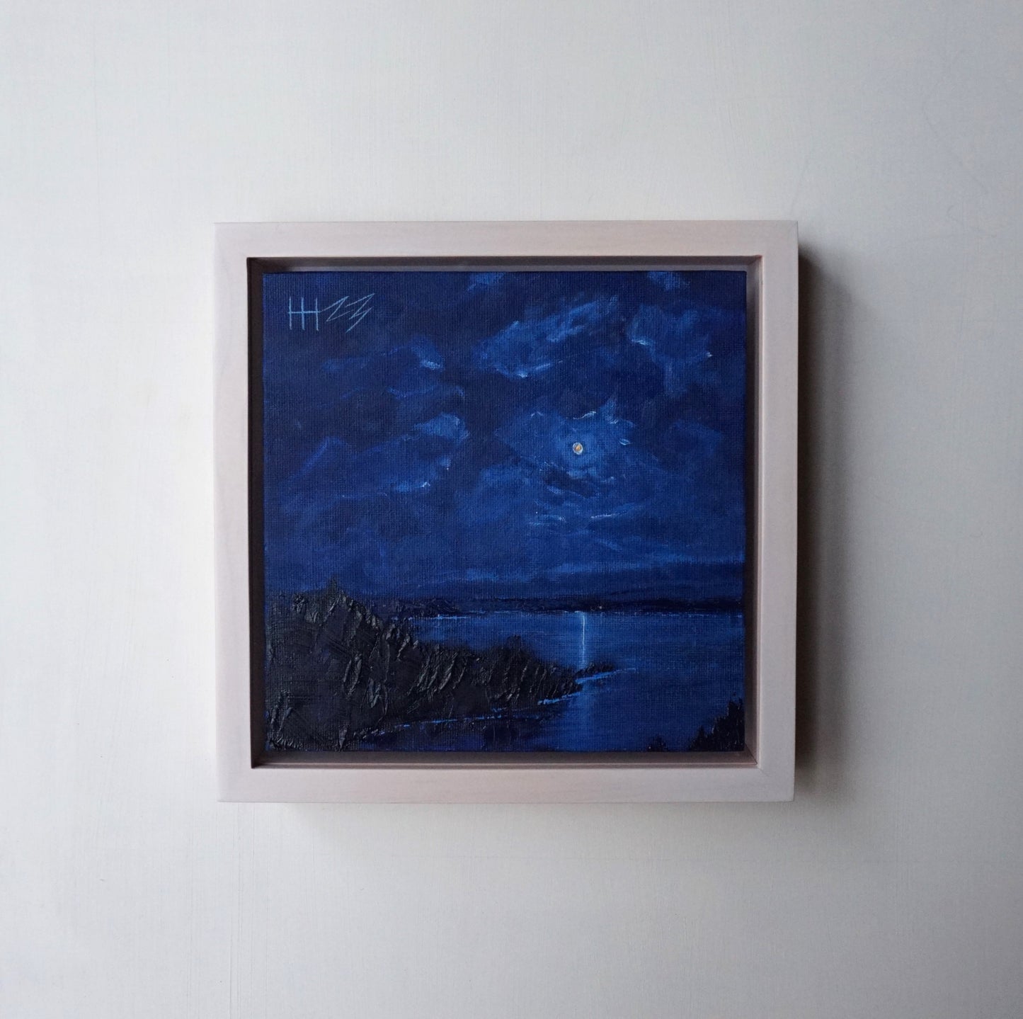 Midnight- 18x18cm / Oil painting on canvas panel