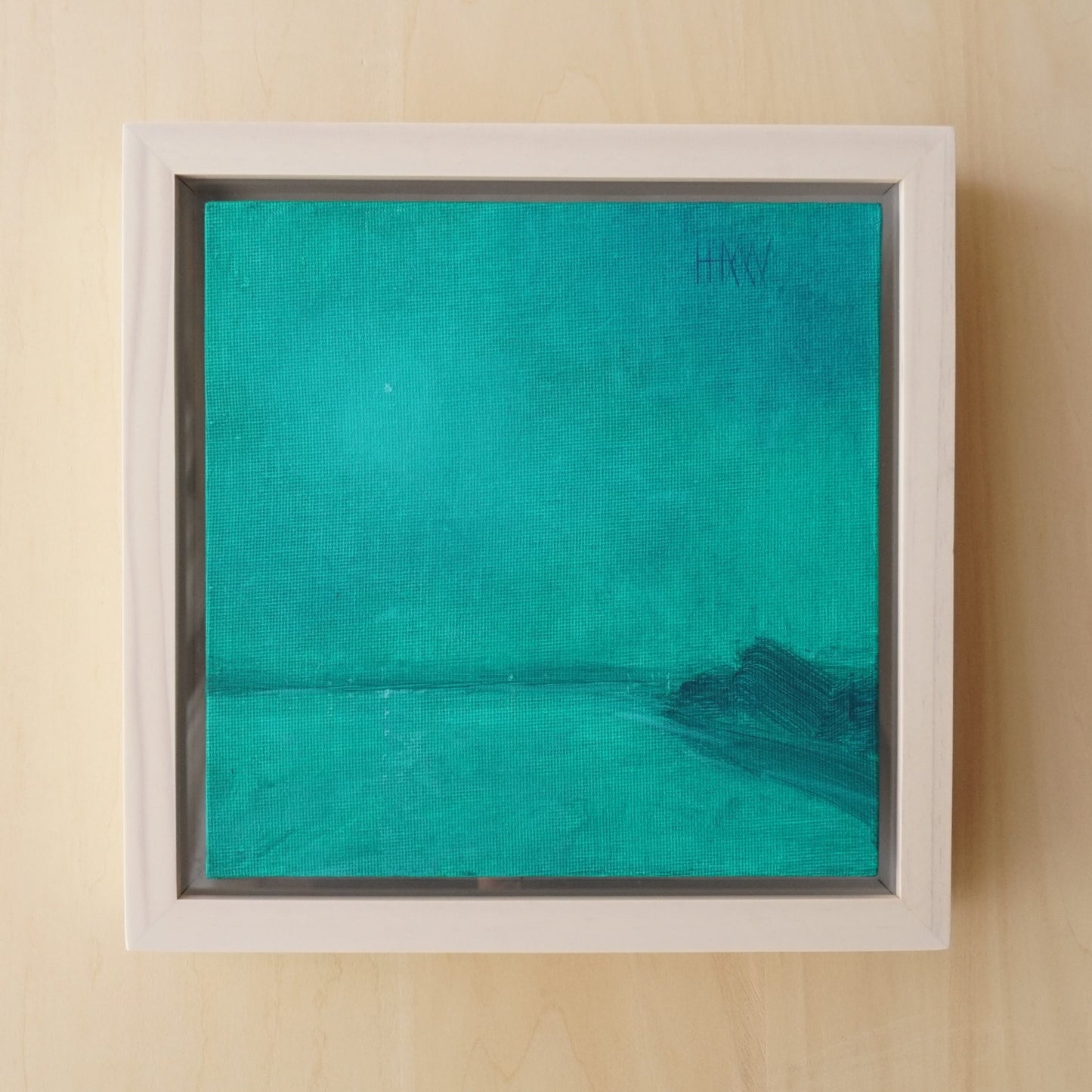 A space in time- 18x18cm / Oil painting on canvas panel